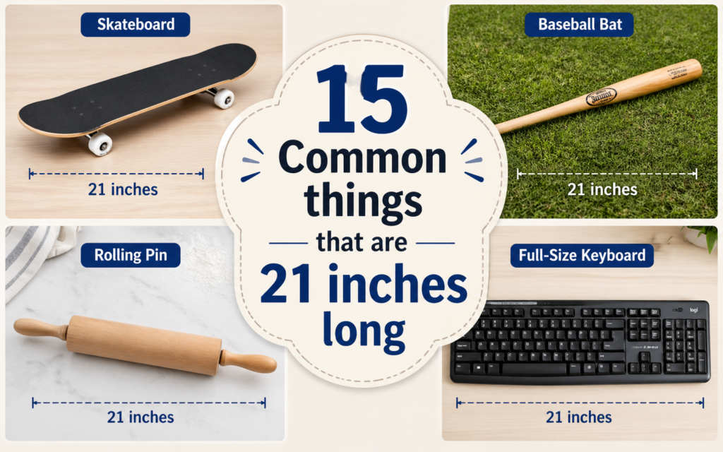 how long is 21 inches?