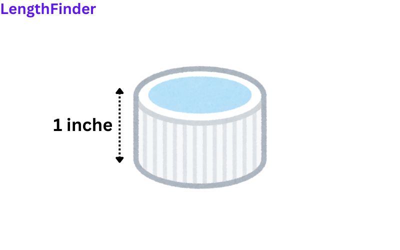 how long is 1 inches?