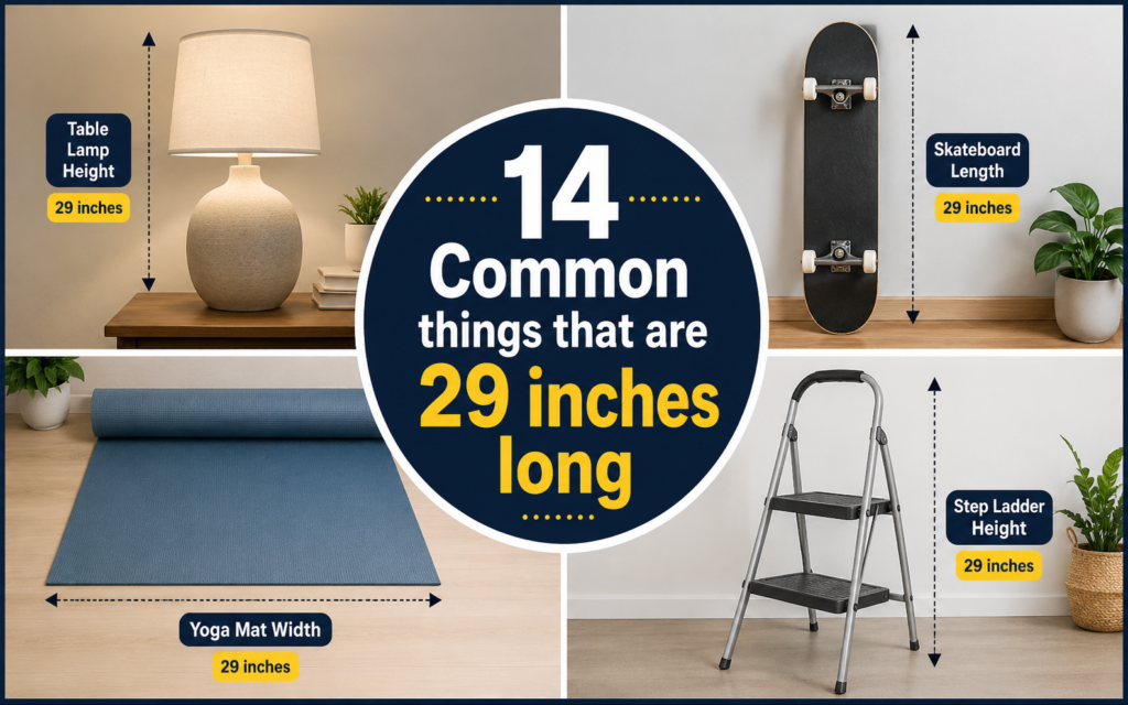 how long is 29 inches?