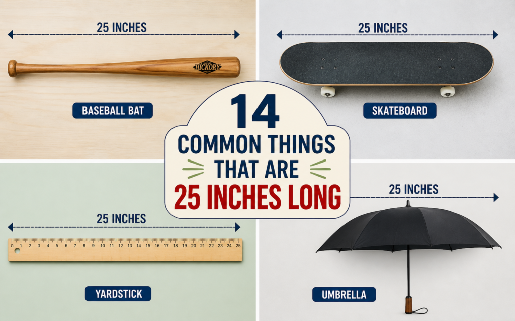 how long is 25 inches?