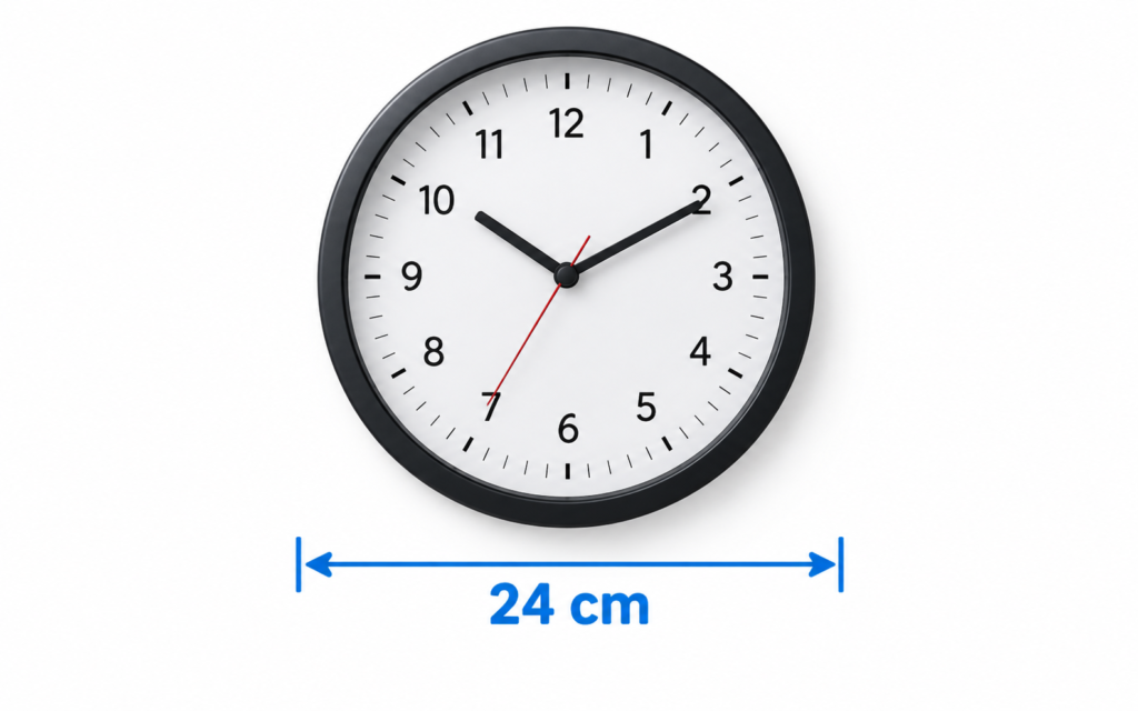 how long is 24 cm?